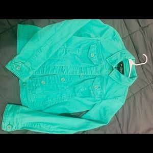 Guess light green denim jacket size M